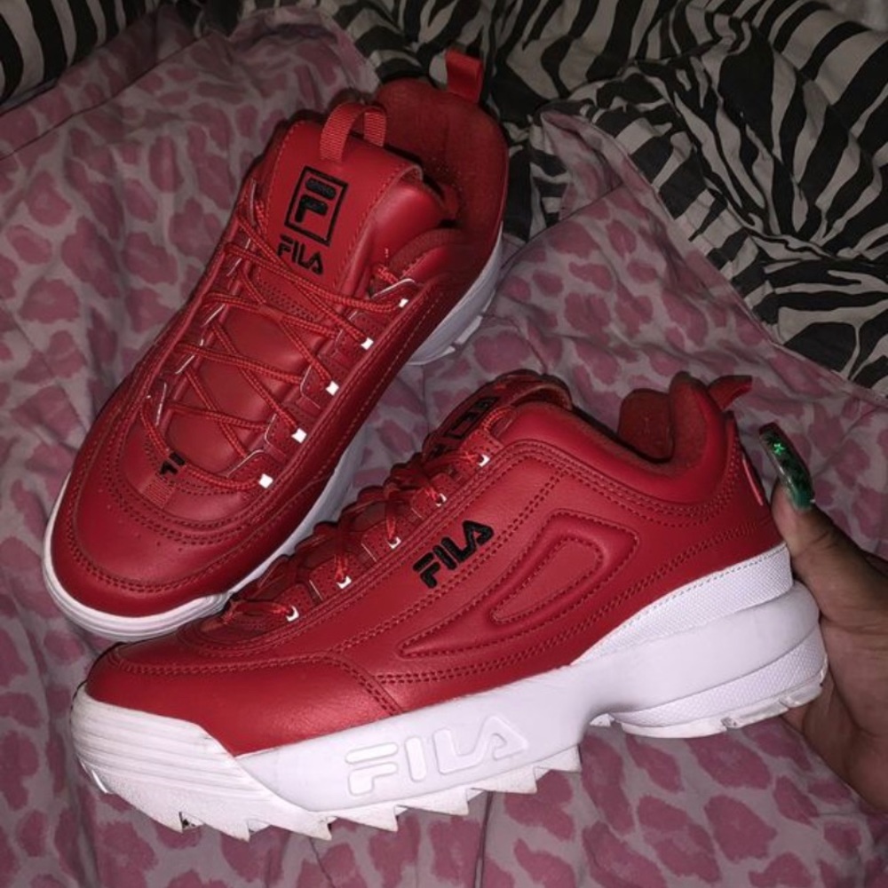 Brand New Red Filas